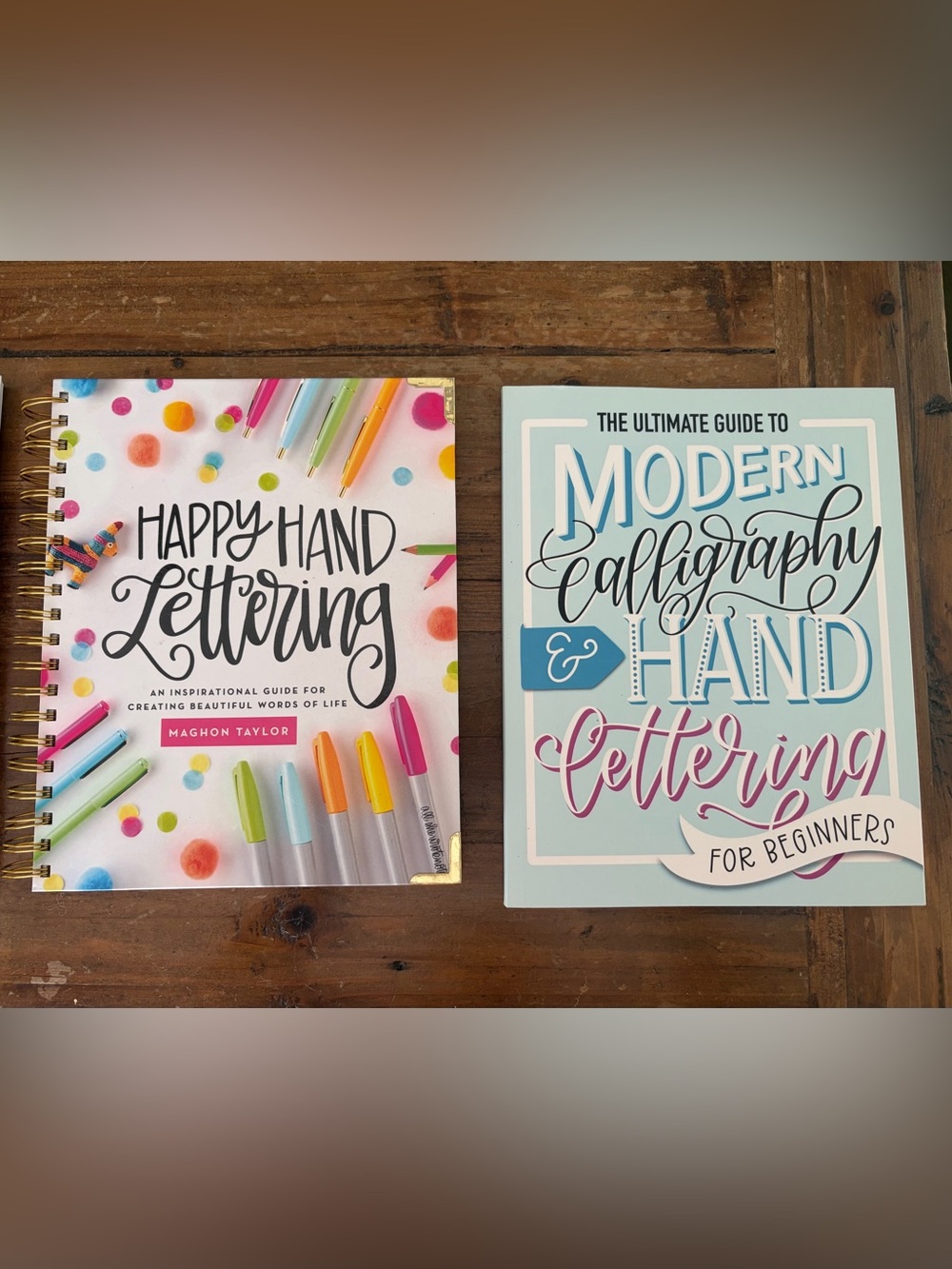 Happy hand lettering and Modern Calligraphy